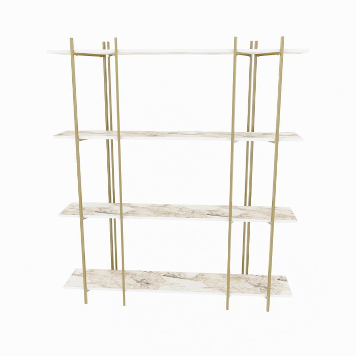 Hanah Home Moss - Blanco, Dorado